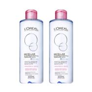 Loreal Paris Dermo Expertise Hassas Ciltler 2x400 ml Makyaj Temizleme Suyu