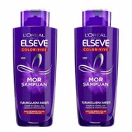 Loreal Paris Elseve Color Vive 2x200 ml Mor Şampuan