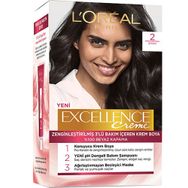 Loreal Paris Excellence 2/0 Siyah Saç Boyası