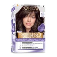 Loreal Paris Excellence Cool Creme 4.11 Ekstra Küllü Kahve Saç Boyası