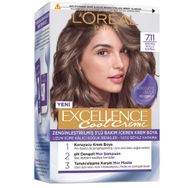 Loreal Paris Excellence Cool Creme 7.11 Ekstra Küllü Kumral Saç Boyası