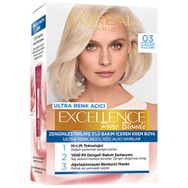 Loreal Paris Excellence Pure Blonde 03 Ultra Açık Küllü Sarı Ultra Renk Açıcı