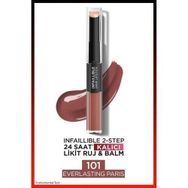Loreal Paris Infaillible 2-Step 101 Everlasting Paris Kalıcı Likit Ruj ve Balm