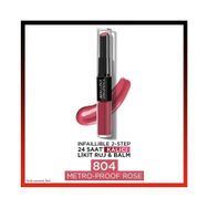 Loreal Paris Infaillible 24 HR 804 Metro Proof Rose Lipstick