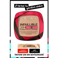 Loreal Paris Infaillible 24H Fresh Wear 120 Vanilla Pudra Fondöten