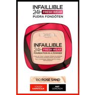 Loreal Paris Infaillible 24H Fresh Wear 180 Rose Sand Pudra Fondöten