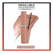 Loreal Paris Infaillible Matte Resistance 105 Breakfast In Bed Likit Mat Ruj