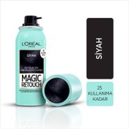 Loreal Paris Magic Retouch 1 Beyaz Kapatıcı Siyah Saç Spreyi