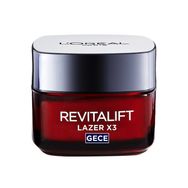 Loreal Paris Revitalift Lazer X3 Yoğun Yaşlanma Karşıtı 50 ml Gece Bakım Kremi