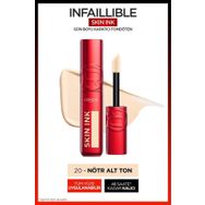 Loreal Paris Skin Ink Nötr Alt Ton 20 Gün Boyu Kapatıcı Fondöten