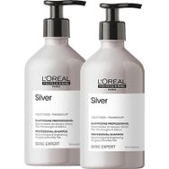 L'Oreal Professionnel 2x500 ml Serie Expert Silver Mor Şampuan
