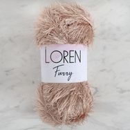 Loren 34060 RF053 Furry Bej El Örgü İpi