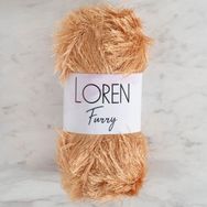 Loren 34061 RF0054 Furry Bej El Örgü İpi