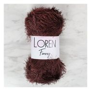 Loren 34064 RF093 Furry Kahverengi El Örgü İpi