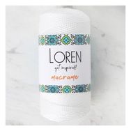 Loren 34324 RM002 Macrame Beyaz El Örgü İpi