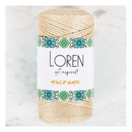 Loren 34326 RM036 Macrame Bej El Örgü İpi