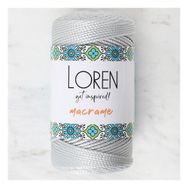 Loren 34331 RM060 Macrame Gri El Örgü İpi