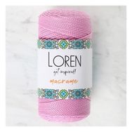 Loren 34332 RM074 Macrame Pembe El Örgü İpi