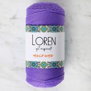 Loren 34346 RM0141 Macrame Mor El Örgü İpi