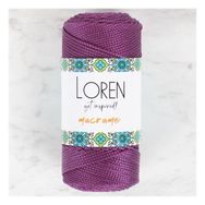 Loren 34347 RM0160 Macrame Mor El Örgü İpi