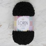 Loren 34423 R004 Lamb Siyah El Örgü İpi