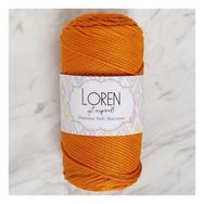Loren LM011 34430 Polyester Soft Macrame Turuncu El Örgü İpi