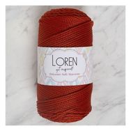 Loren LM012 34431 Polyester Soft Macrame Tarçın El Örgü İpi