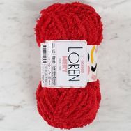 Loren M410 34316 Mery Kırmızı El Örgü İpi