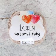Loren Natural Baby 33943 R085 Koyu Bej El Örgü İpi