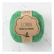 Loren Natural Cotton 33904 R028 Yeşil El Örgü İpi