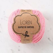 Loren Natural Cotton 33906 R100 Pudra Pembesi El Örgü İpi