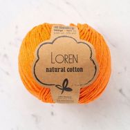 Loren Natural Cotton 33917 R096 Koyu Turuncu El Örgü İpi