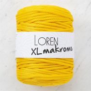 Loren R002 33703 XL Makrome Sarı El Örgü İpi