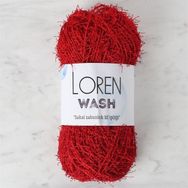 Loren R003 34027 Wash Kırmızı El Örgü İpi