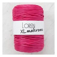 Loren R013 33713 XL Makrome Fuşya El Örgü İpi