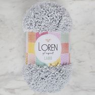 Loren R044 Lamb Açık Gri El Örgü İpi