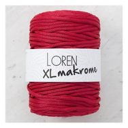 Loren R048 33714 XL Makrome Kırmızı El Örgü İpi