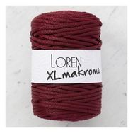 Loren R049 33715 XL Makrome Bordo El Örgü İpi