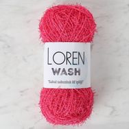 Loren R100 34024 Wash Fuşya El Örgü İpi