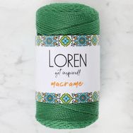 Loren RM0172 34348 Macrame Yeşil El Örgü İpi
