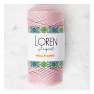 Loren RM072 34343 Macrame Toz Pembe El Örgü İpi
