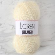 Loren RS0065 34071 Silver Krem El Örgü İpi