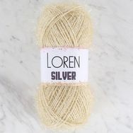 Loren RS0066 34094 Silver Bej El Örgü İpi