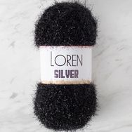 Loren RS1001 34093 Silver Siyah El Örgü İpi