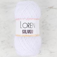 Loren Silver 34068 RS Optik Beyaz El Örgü İpi