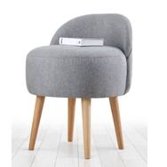 Lorence Home TY3087 Gri Corvile Puf