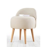 Lorence Home TY3088 Krem Corvile Puf