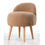 Lorence Home TY3133 Kahve Rufmee Kürk Puf