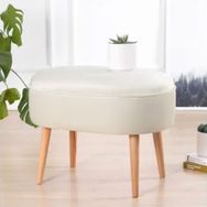 Lorence Home TY4493 Krem Moile Puf