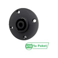 Losen LD4017 Speakon Soket Yuvarlak 10'lu Konnektör